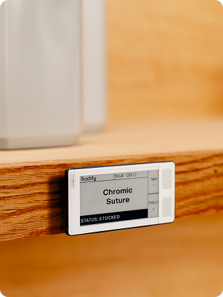 Buddy installed on shelf